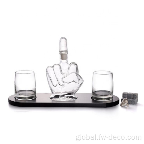 Glass Wine Decanter creative waterfall style glass wine decanter Manufactory